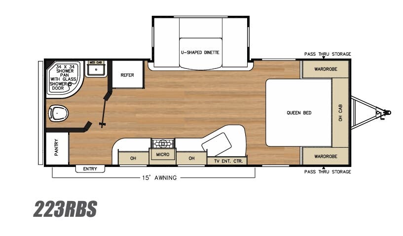 View 2017 Coachmen Catalina Legacy Edition 223RBS complete specs and manufacturer brochures