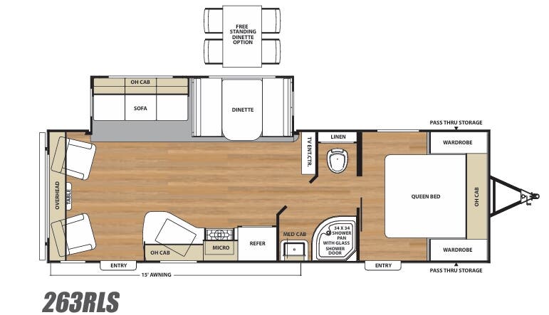 View 2017 Coachmen Catalina Legacy Edition 263RLS complete specs and manufacturer brochures
