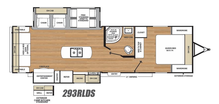 View 2017 Coachmen Catalina Legacy Edition 293RLDS complete specs and manufacturer brochures
