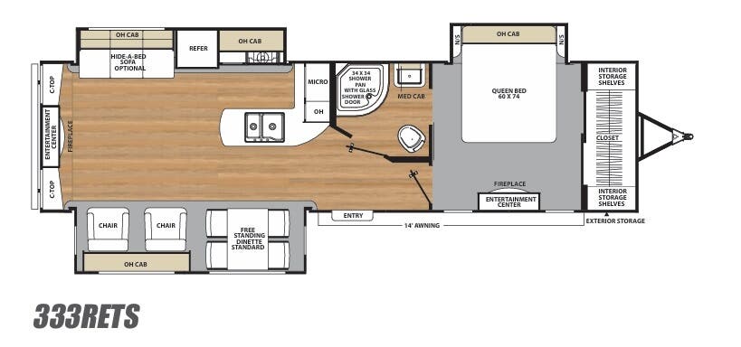 View 2017 Coachmen Catalina Legacy Edition 333RETS complete specs and manufacturer brochures