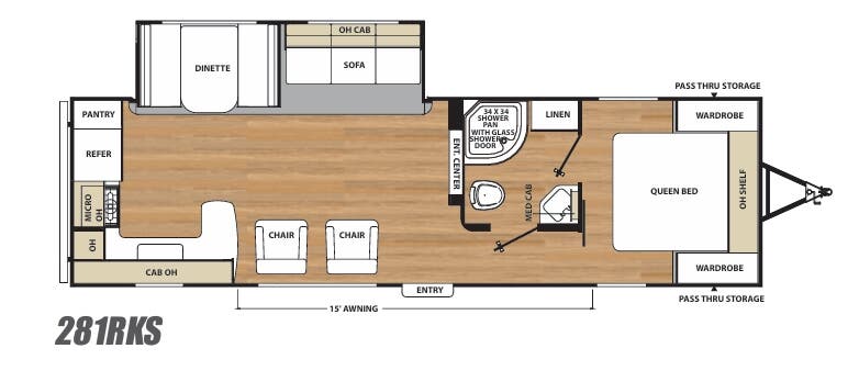 View 2017 Coachmen Catalina SBX 281RKS complete specs and manufacturer brochures