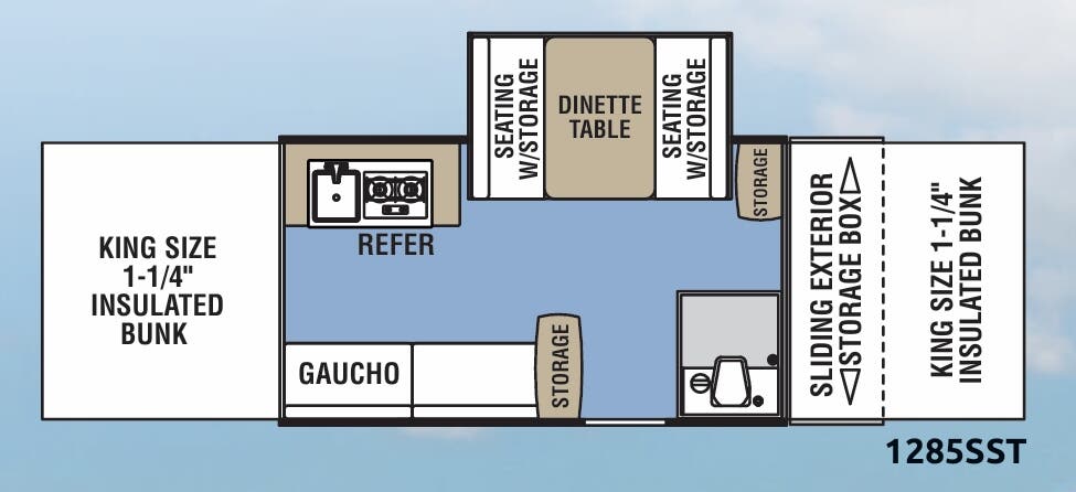 View 2017 Coachmen Clipper Classic 1285SST complete specs and manufacturer brochures
