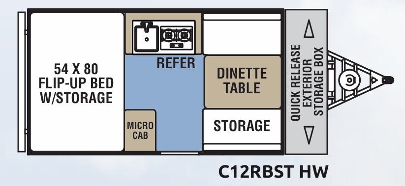 View 2017 Coachmen Clipper Classic C12RBSTHW complete specs and manufacturer brochures