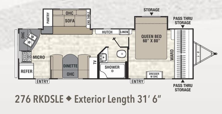 View 2017 Coachmen Freedom Express Liberty Edition 276 RKDSLE complete specs and manufacturer brochures