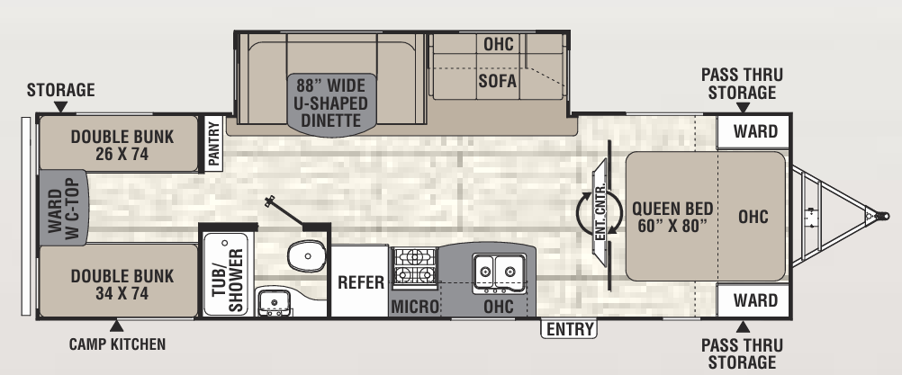 View 2017 Coachmen Freedom Express Maple Leaf Edition 292 BHDSLE complete specs and manufacturer brochures