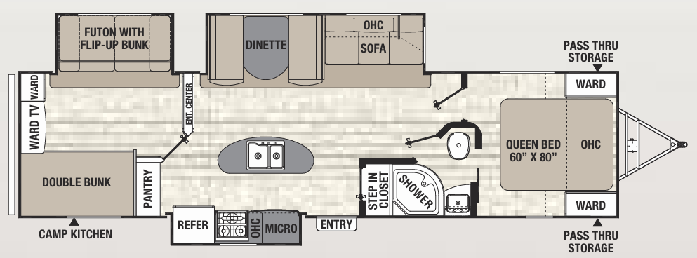 View 2017 Coachmen Freedom Express Maple Leaf Edition 320 BHDSLE complete specs and manufacturer brochures
