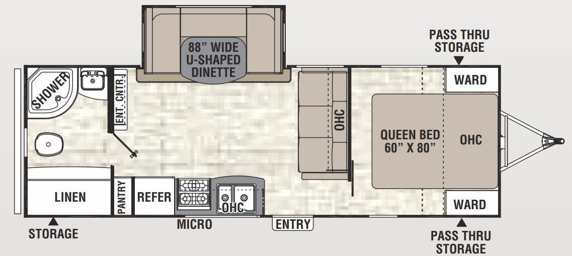 View 2017 Coachmen Freedom Express Select 24 SE complete specs and manufacturer brochures