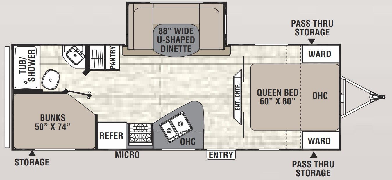 View 2017 Coachmen Freedom Express Select 25 SE complete specs and manufacturer brochures