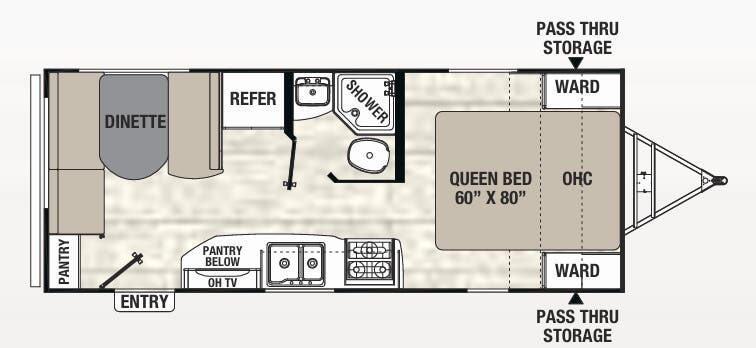 View 2017 Coachmen Freedom Express Ultra Lite 204 RD complete specs and manufacturer brochures