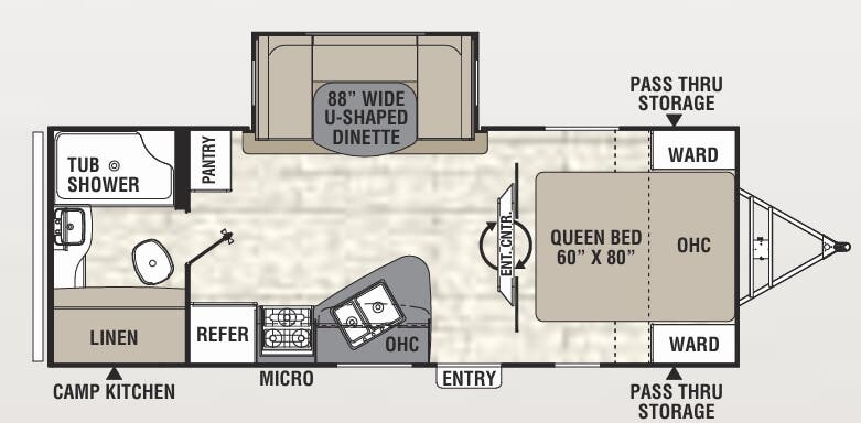 View 2017 Coachmen Freedom Express Ultra Lite 231 RBDS complete specs and manufacturer brochures