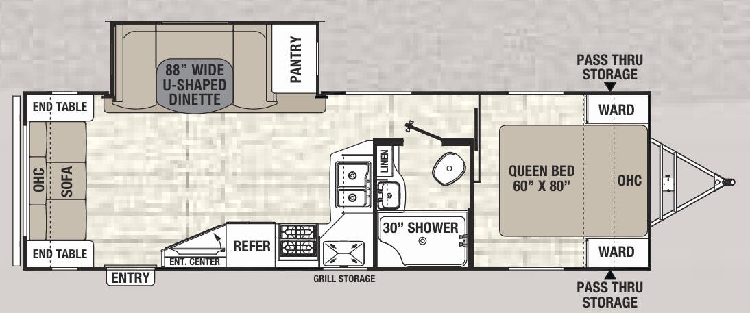 View 2017 Coachmen Freedom Express Ultra Lite 279 RLDS complete specs and manufacturer brochures