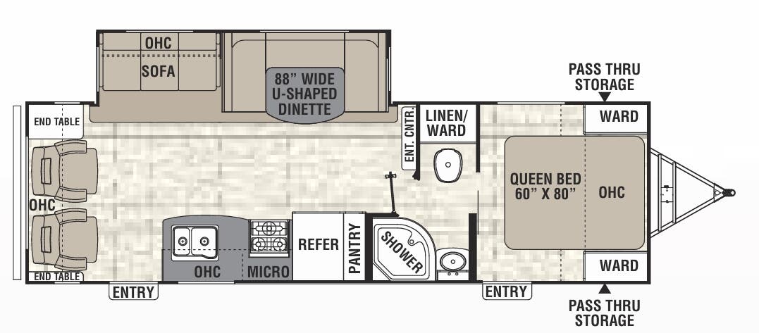 View 2017 Coachmen Freedom Express Ultra Lite 281 RLDS complete specs and manufacturer brochures