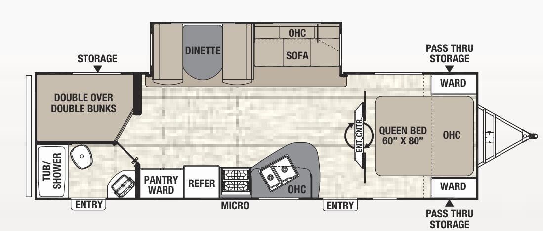 View 2017 Coachmen Freedom Express Ultra Lite 282 BHDS complete specs and manufacturer brochures