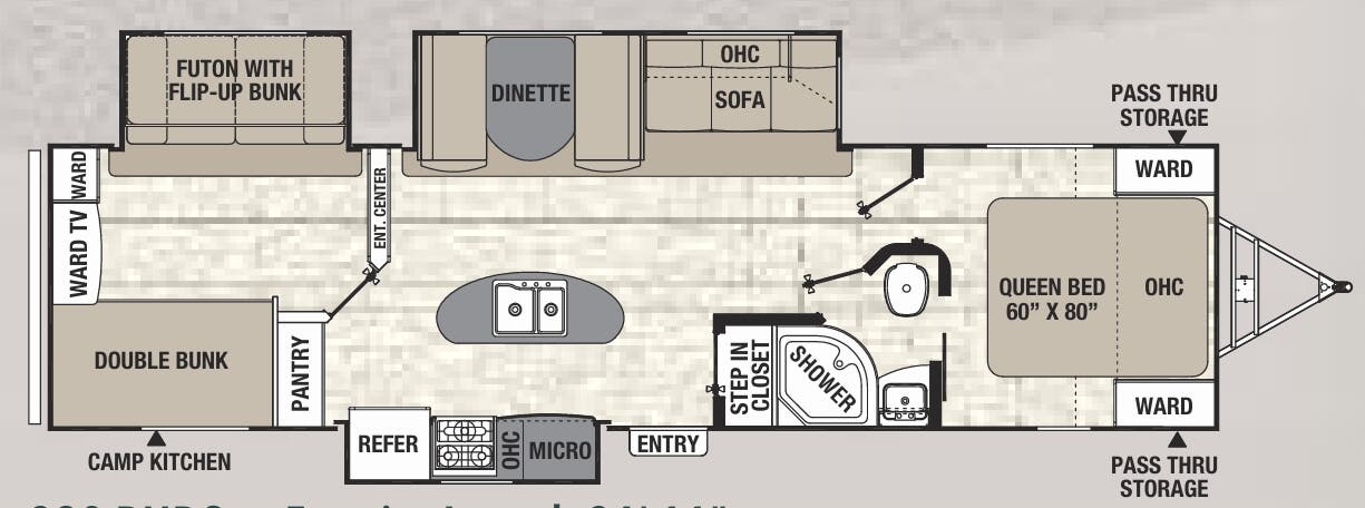 View 2017 Coachmen Freedom Express Ultra Lite 320 BHDS complete specs and manufacturer brochures