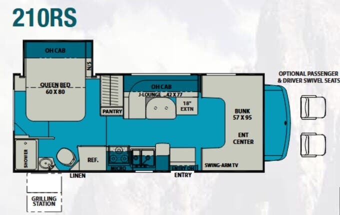 View 2017 Coachmen Leprechaun 210RS (Ford) complete specs and manufacturer brochures