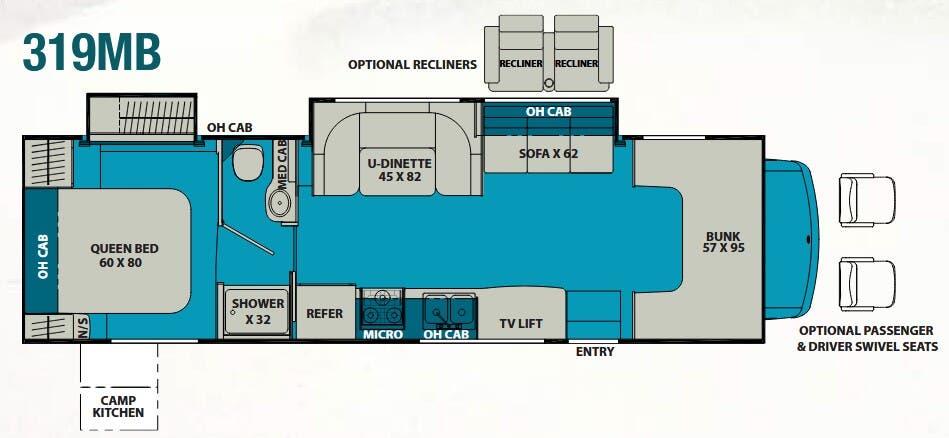 View 2017 Coachmen Leprechaun 319MB complete specs and manufacturer brochures
