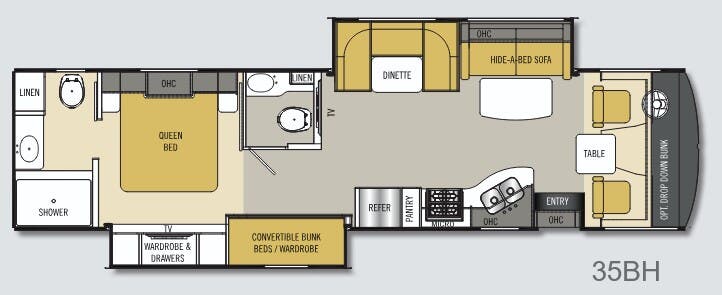 View 2017 Coachmen Mirada 35BH complete specs and manufacturer brochures