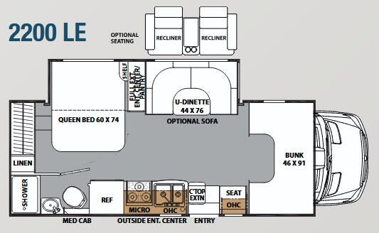 View 2017 Coachmen Prism LE 2200 LE complete specs and manufacturer brochures