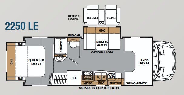 View 2017 Coachmen Prism LE 2250 LE complete specs and manufacturer brochures
