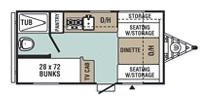 View 2017 Forest River Viking Saga 16SBH complete specs and manufacturer brochures