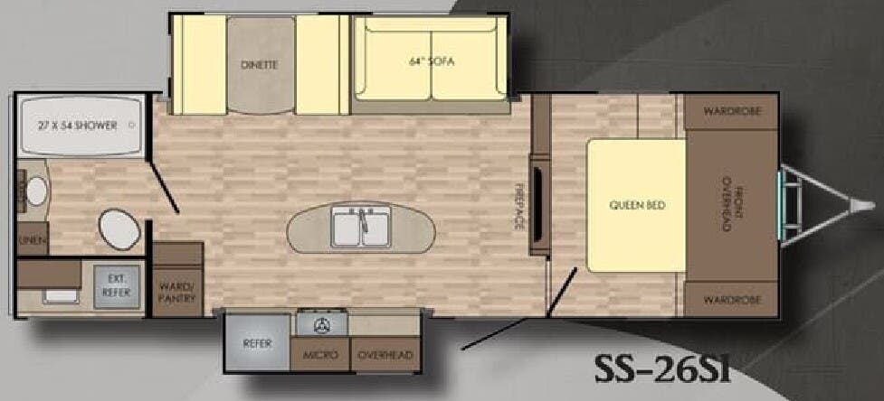 View 2017 CrossRoads Sunset Trail Grand Reserve SS-26SI complete specs and manufacturer brochures