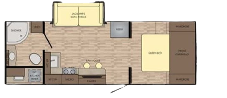 View 2017 CrossRoads Sunset Trail Super Lite SS-222RB complete specs and manufacturer brochures
