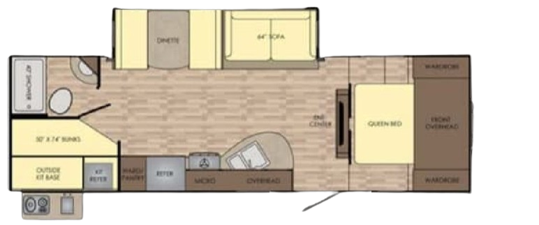 View 2017 CrossRoads Sunset Trail Super Lite SS-264BH complete specs and manufacturer brochures