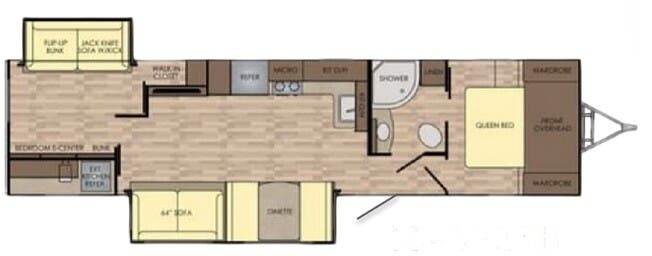 View 2017 CrossRoads Sunset Trail Super Lite SS-322BH complete specs and manufacturer brochures