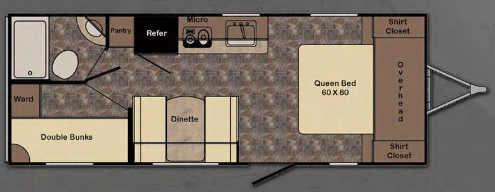 View 2017 CrossRoads Sunset Trail Ultra Lite ST221BH complete specs and manufacturer brochures