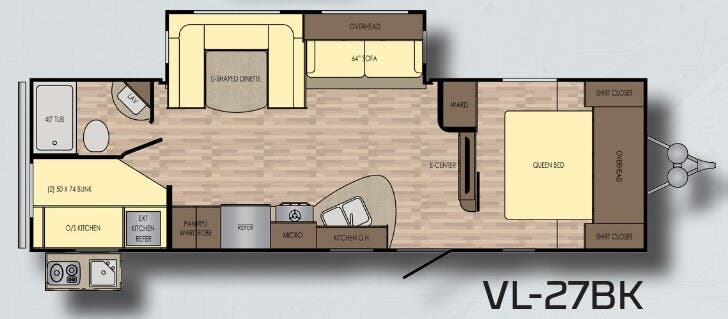 View 2017 CrossRoads Volante VL-27BK complete specs and manufacturer brochures