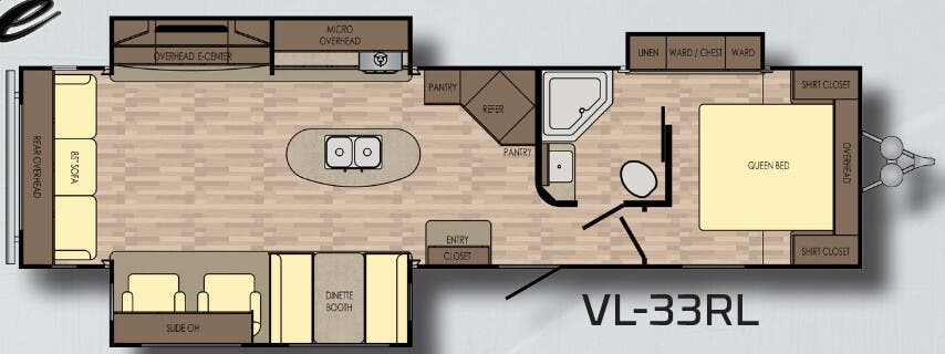 View 2017 CrossRoads Volante VL-33RL complete specs and manufacturer brochures
