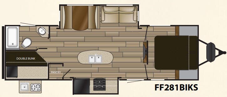 View 2017 Cruiser RV Fun Finder Signature 281BIKS complete specs and manufacturer brochures