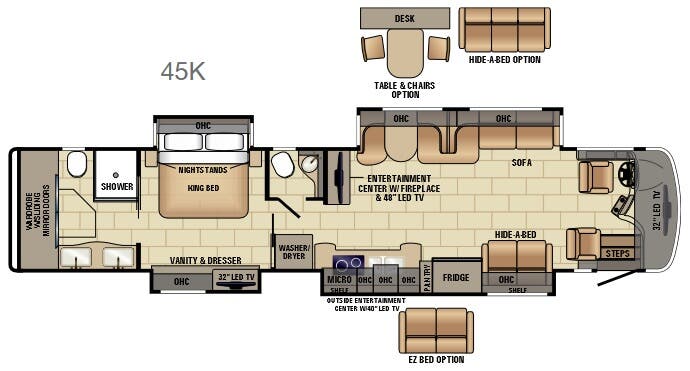 View 2017 Entegra Coach Cornerstone 45K complete specs and manufacturer brochures