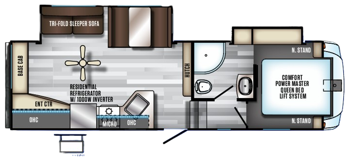 View 2017 Forest River Cherokee Arctic Wolf 255DRL4 complete specs and manufacturer brochures