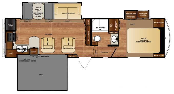 View 2017 Forest River Black Diamond 29RKPW complete specs and manufacturer brochures