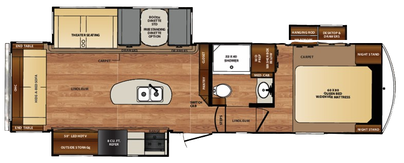 View 2017 Forest River Black Diamond 29RLW complete specs and manufacturer brochures