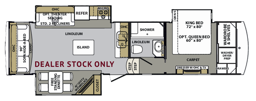 View 2017 Forest River Cardinal 3030RS complete specs and manufacturer brochures