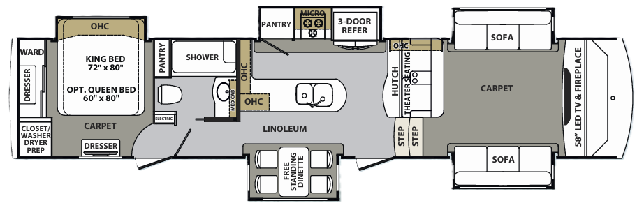 View 2017 Forest River Cardinal Estate 3825FL complete specs and manufacturer brochures