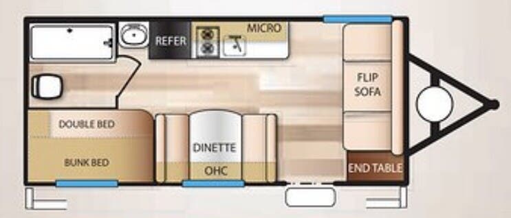 View 2017 Forest River EVO Factory Select 172BH complete specs and manufacturer brochures