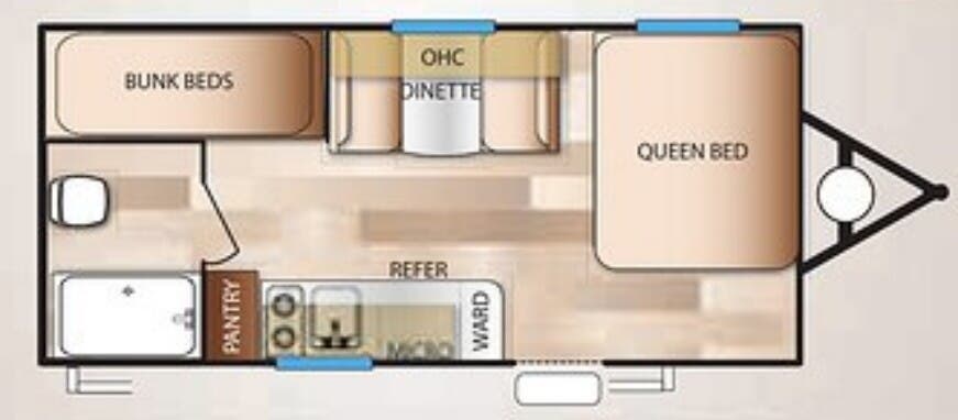 View 2017 Forest River EVO Factory Select 195BH complete specs and manufacturer brochures