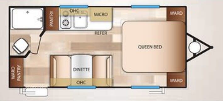 View 2017 Forest River EVO Factory Select 195RB complete specs and manufacturer brochures