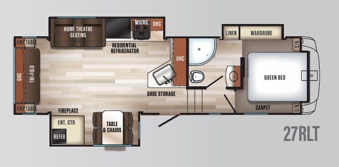 View 2017 Forest River Sabre 27RLT complete specs and manufacturer brochures