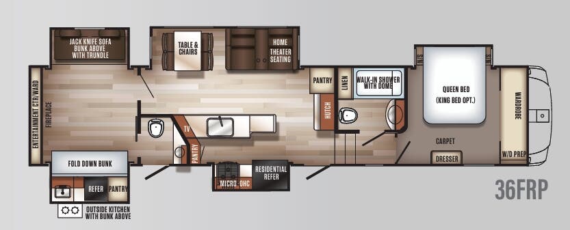 View 2017 Forest River Sabre 36FRP complete specs and manufacturer brochures