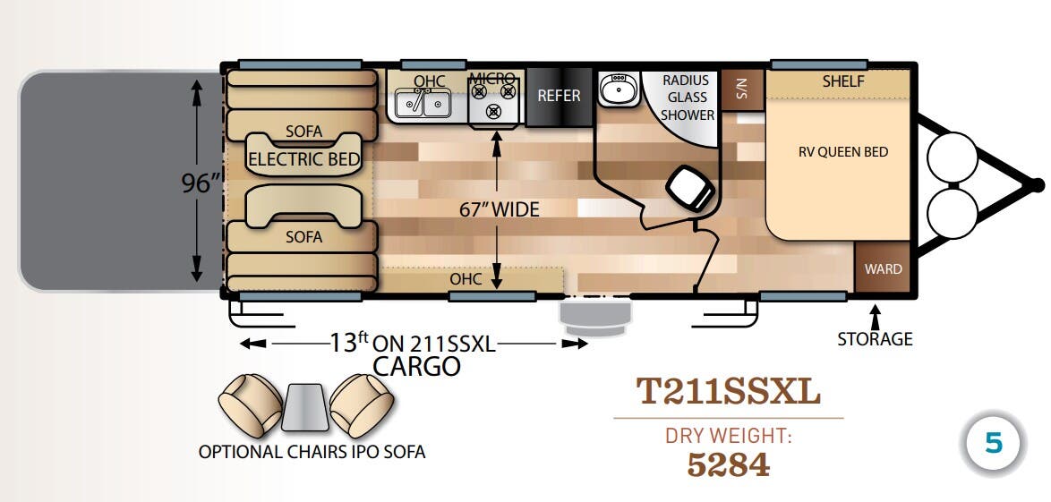 View 2017 Forest River Salem Cruise Lite 211SSXL complete specs and manufacturer brochures