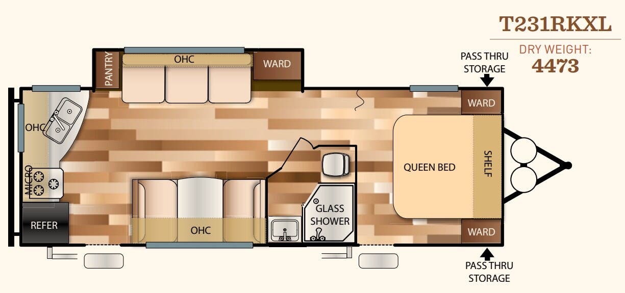 View 2017 Forest River Salem Cruise Lite 231RKXL complete specs and manufacturer brochures