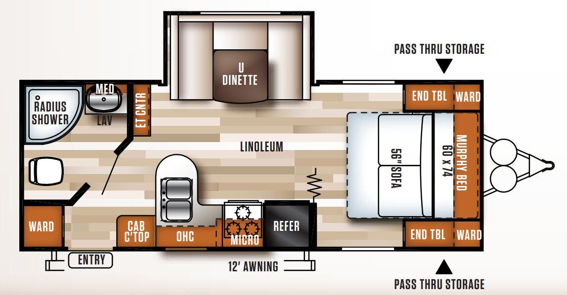 View 2017 Forest River Salem Cruise Lite 232RBXL complete specs and manufacturer brochures