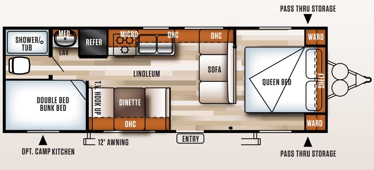View 2017 Forest River Salem Cruise Lite 261BHXL complete specs and manufacturer brochures
