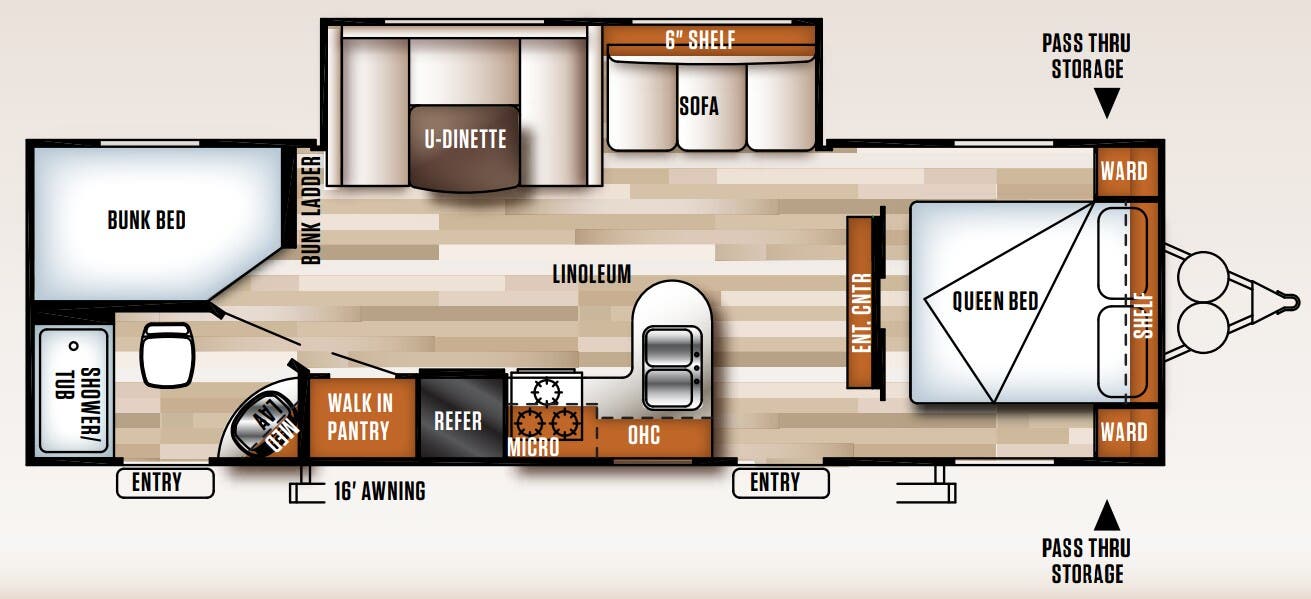 View 2017 Forest River Salem Cruise Lite 263BHXL complete specs and manufacturer brochures