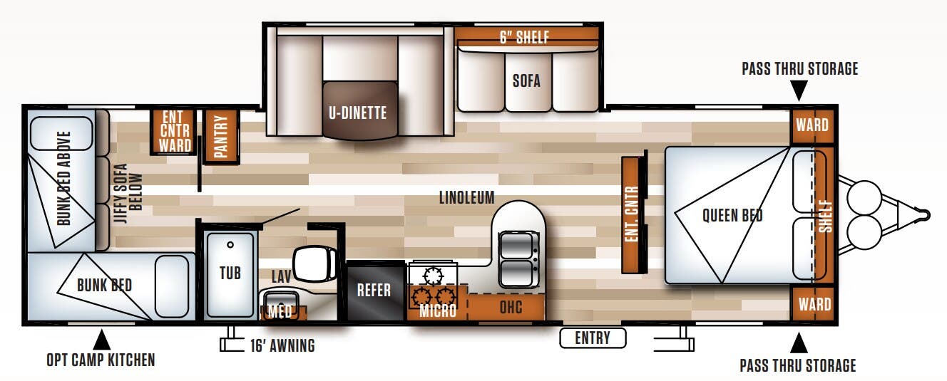 View 2017 Forest River Salem Cruise Lite 273QBXL complete specs and manufacturer brochures