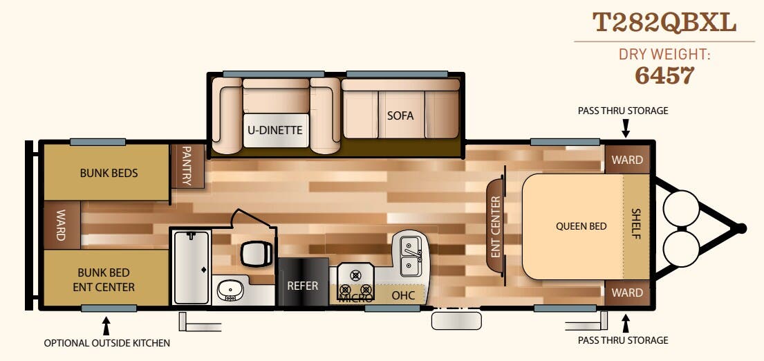 View 2017 Forest River Salem Cruise Lite 282QBXL complete specs and manufacturer brochures